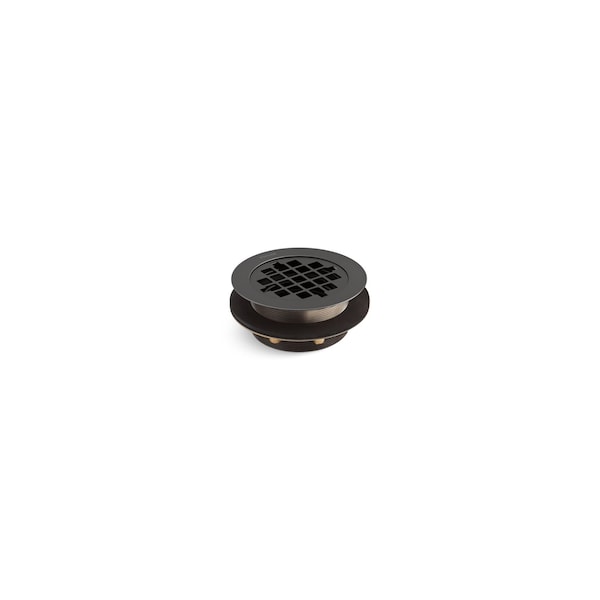 Round Shower Drain For Use W/ Plastic Pipe, Gasket Included